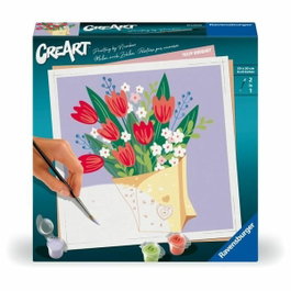 Ravensburger CreArt Bouquet de tulipes, Peinture par numéros 20x20 cm