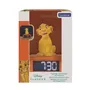 Lexibook Reveil Veilleuse Digital Simba - Reveil 3D Lumineux et Sonore pour Enfants avec 6 Sonneries, Ecran LCD Retro-éclairé et Fonction Snooze - Jaune