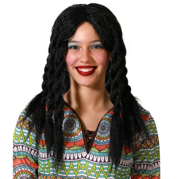 BigBuy Carnival Perruque Noir Dreadlocks BigBuy Carnival Perruque Noir Dreadlocks