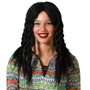 BigBuy Carnival Perruque Noir Dreadlocks