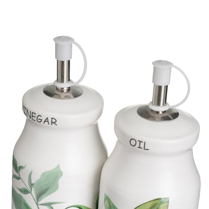 BigBuy Home Ensemble salière et poivrier GREENS Blanc Vert Bois Grès 4 Pièces BigBuy Home Ensemble salière et poivrier GREENS Blanc Vert Bois Grès 4 Pièces