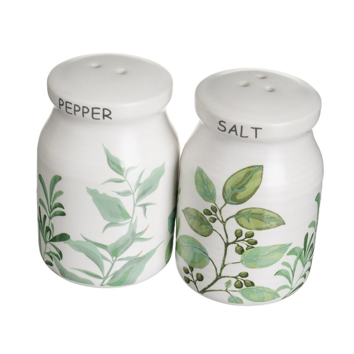 BigBuy Home Ensemble salière et poivrier GREENS Blanc Vert Bois Grès 4 Pièces BigBuy Home Ensemble salière et poivrier GREENS Blanc Vert Bois Grès 4 Pièces