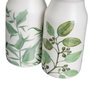 BigBuy Home Ensemble salière et poivrier GREENS Blanc Vert Bois Grès 4 Pièces