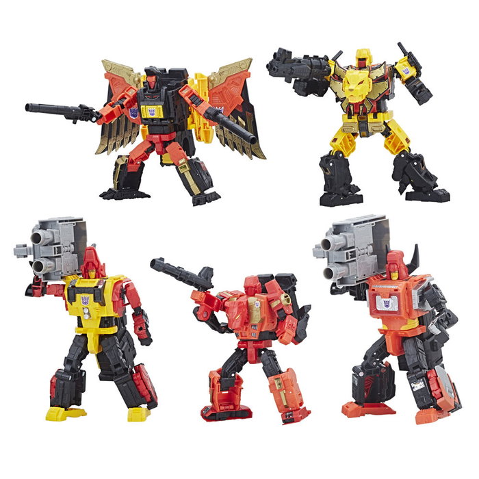HASBRO Set de figurines Power of the Primes Predaking Combiner Transformers HASBRO Set de figurines Power of the Primes Predaking Combiner Transformers