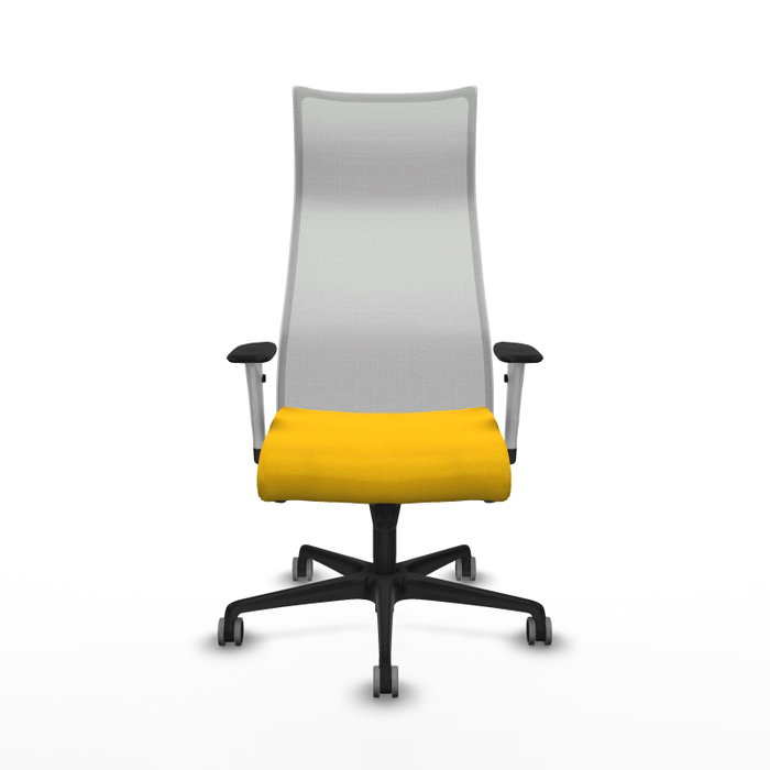 Piqueras y Crespo Chaise de Bureau Albacete Jaune et Blanc Piqueras y Crespo Chaise de Bureau Albacete Jaune et Blanc