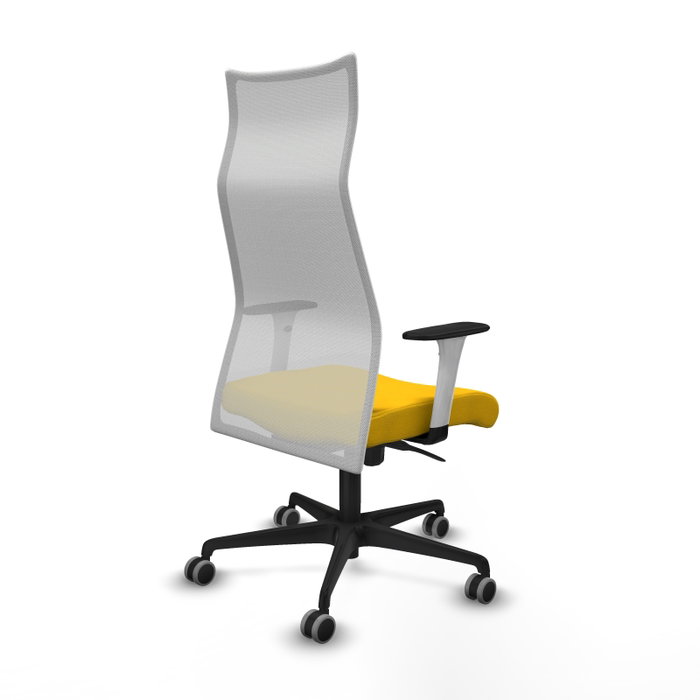 Piqueras y Crespo Chaise de Bureau Albacete Jaune et Blanc Piqueras y Crespo Chaise de Bureau Albacete Jaune et Blanc