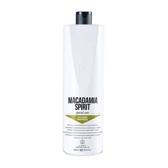 Light Irridiance Shampooing nutritif à la macadamia et au collagène 1000mL - Soin intense pour cheveux traités, ternes et abîmés - Nourrissant, hydratant et éclaircissant Light Irridiance Shampooing nutritif à la macadamia et au collagène 1000mL - Soin intense pour cheveux traités, ternes et abîmés - Nourrissant, hydratant et éclaircissant