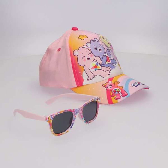 Ensemble casquette et lunettes de soleil Care Bears Rose