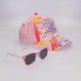 Ensemble casquette et lunettes de soleil Care Bears Rose