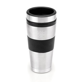 Berghoff 1100187 Gobelet isotherme de voyage 0,50 L avec double paroi et base antidérapante pour voiture