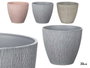 Ibergarden Pot Conique 33 cm x 29 cm Couleurs Assorties en Plastique PP (Set de 12)