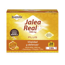 Juanola ROYAL JELLY ENERGY sticks 28 unités Complément alimentaire pour l'énergie et la vitalité