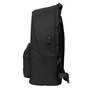 Safta Munich Basics Sac à dos double pour ordinateur portable 15,6 pouces avec port USB de charge, Noir, 31 x 44 x 18 cm
