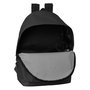 Safta Munich Basics Sac à dos double pour ordinateur portable 15,6 pouces avec port USB de charge, Noir, 31 x 44 x 18 cm