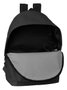 Safta Munich Basics Sac à dos double pour ordinateur portable 15,6 pouces avec port USB de charge, Noir, 31 x 44 x 18 cm