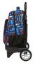 Safta Mochila Sac à dos grand avec roues Compact Evol Ext Hot Wheels 33 x 45 x 22 cm