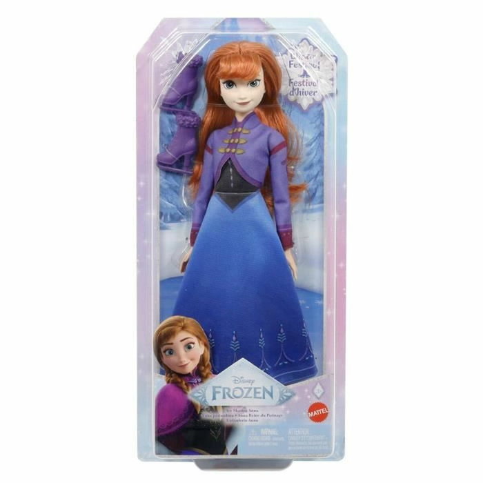 Disney Frozen Poupée Anna Patinage - La Reine des Neiges : Le Festival de l'hiver