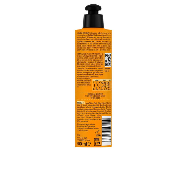 Schwarzkopf Mass Market Crème activatrice de boucles GOT2B CURLZ 200 ml