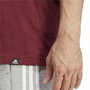T-shirt à manches courtes homme Adidas Fld Bos Marron Bordeaux