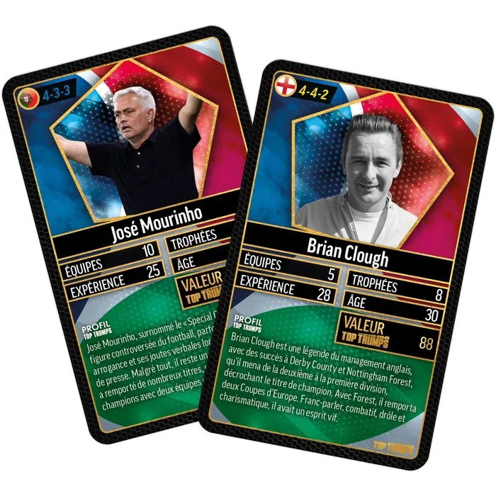 Winning Moves Top Trumps World Football Stars TOP 200 - Starter kit nouvelle édition - Jeu de cartes dès 6 ans