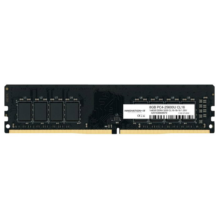 Innovation IT Memoire RAM DDR4 8Go UDIMM 3200MHz Innovation IT Memoire RAM DDR4 8Go UDIMM 3200MHz