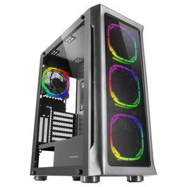 Mars Gaming MC-NEO Black E-ATX avec 4 ventilateurs ARGB