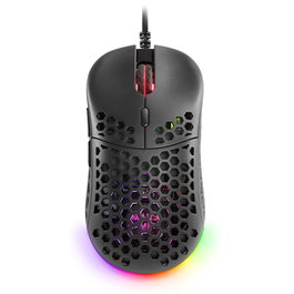 Mars Gaming Souris Gaming Optique USB MM55 Hive 55g RGB Chroma 12800 DPI Huano Noir