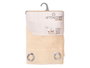Giftdecor Cortina Visillo Naturelle 140x260 cm en Polyester Beige pour Fenêtre (Set de 6)