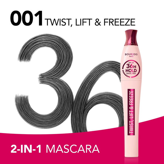 Bourjois Twist, Lift & Freeze Mascara 36h Hold 8 ml Bourjois Twist, Lift & Freeze Mascara 36h Hold 8 ml