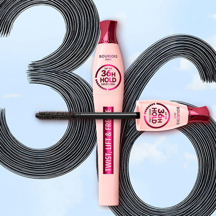 Bourjois Mascara Twist, Lift & Freeze Maintien 36h, 8 ml