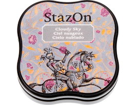 Tsukineko STAZON MIDI Almohadilla de tinta cielo nublado 58x58mm