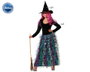 BigBuy Carnival Déguisement Sorcière Verte Robe Longue et Chapeau XXL