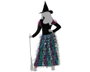 BigBuy Carnival Déguisement Sorcière Verte Robe Longue et Chapeau XXL