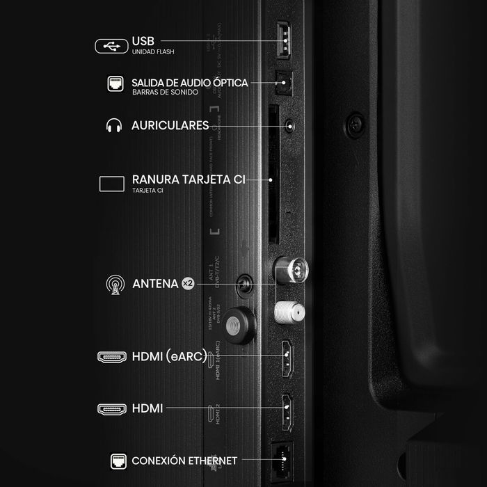 TV intelligente Hisense 32A5Q 32" Full HD HDR HDR10 QLED TV intelligente Hisense 32A5Q 32" Full HD HDR HDR10 QLED