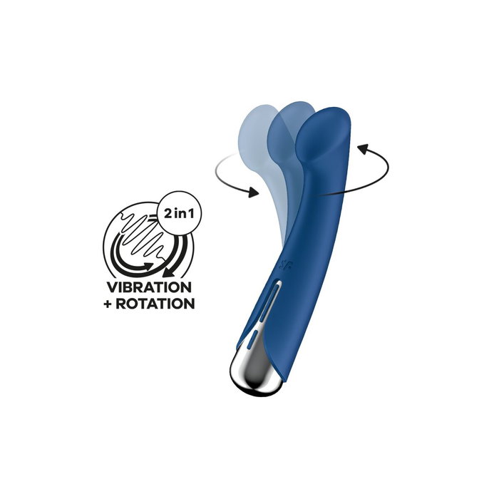 Vibrateur G-Spot Satisfyer Spinning G-Spot 1 Bleu