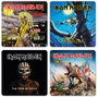KKL Pack de 4 sous-verres Iron Maiden en liège