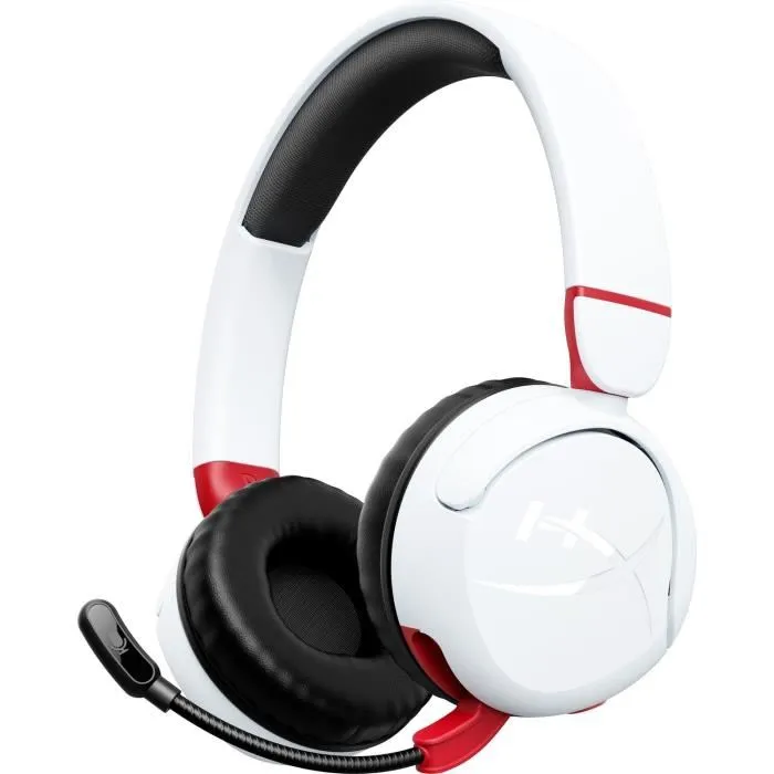 HyperX 7G8F2AA - Casque Gaming Cloud Mini Wireless, Sans Fil, Blanc HyperX 7G8F2AA - Casque Gaming Cloud Mini Wireless, Sans Fil, Blanc