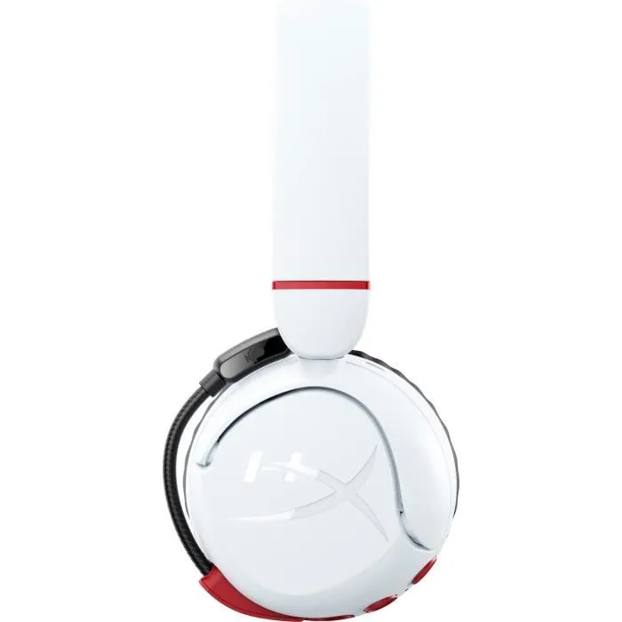 HyperX 7G8F2AA - Casque Gaming Cloud Mini Wireless, Sans Fil, Blanc HyperX 7G8F2AA - Casque Gaming Cloud Mini Wireless, Sans Fil, Blanc