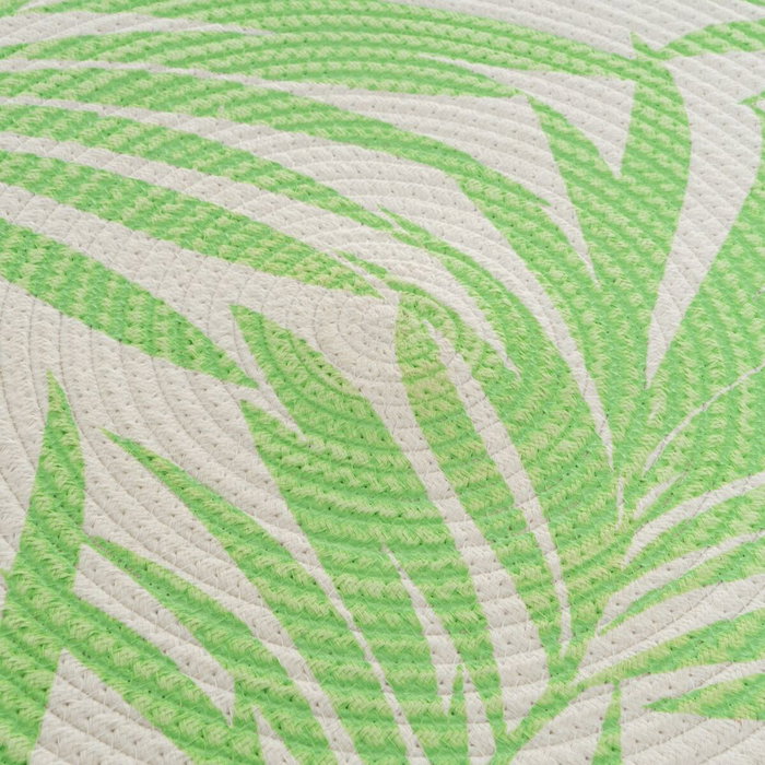 BigBuy Home Tapis Blanc Vert 90 x 90 x 0,5 cm