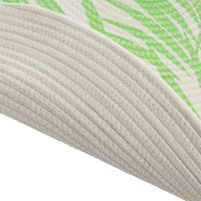BigBuy Home Tapis Blanc Vert 90 x 90 x 0,5 cm
