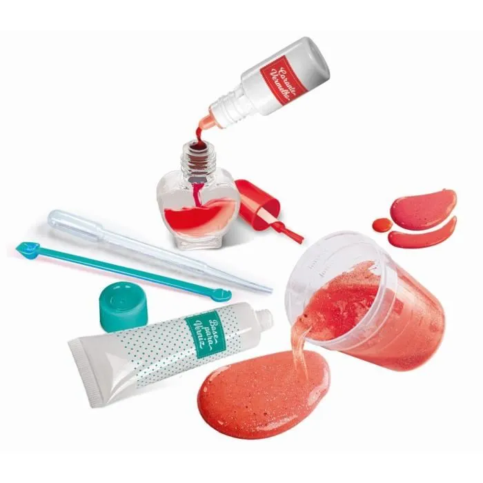 Clementoni - Sciences et Jeu - Mini Labo des Ongles - Kit Créatif pour Enfants dès 8 Ans - Crée Ton Propre Vernis à Ongles - avec Base, Colorant et Accessoires