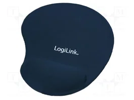 LOGILINK Support de souris et de poignet en gel, bleu