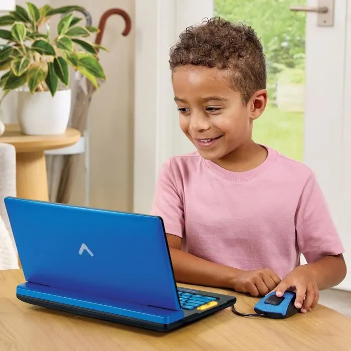 VTECH Genius XL - Ordinateur éducatif bilingue français-anglais - 164 activités - 6 à 11 ans - Bleu VTECH Genius XL - Ordinateur éducatif bilingue français-anglais - 164 activités - 6 à 11 ans - Bleu
