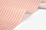 Dailylike Tissu coton à rayures cheek pink 1,10m x 3m