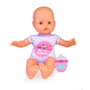 Nenuco Poupée Douce avec Pijama Rayé et Licorne, Biberón-Sonajero Inclus, Référence NFN87000, Pour Enfants +12 Mois