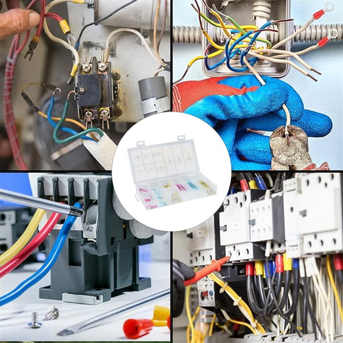 MAURER Mallette de 180 terminaux électriques thermorétractables