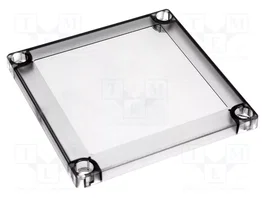 FIBOX Couvercle MNX en polycarbonate transparent 130x130x10mm