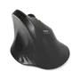Port Designs Souris sans fil ERGO 910200 Bluetooth 2.4 GHz Rechargeable Ergonomique Clics Silencieux Compatibilité Universelle Noir