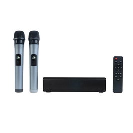 Fonestar Barre de Son Portable Bluetooth/USB Sing - Bar avec 2 Micros UHF et Fonction Karaoke