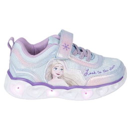 Frozen T028 - Chaussure sportive enfant avec semelle légère en EVA et éclairage LED, taille 28, violet